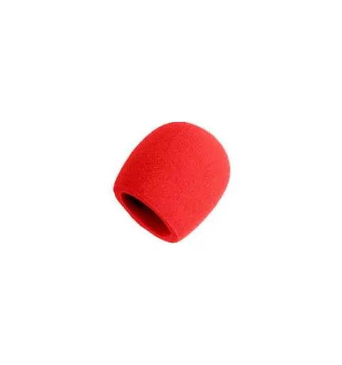 Shure A58WS-RD windscreen for 58-type Red finish